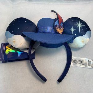 Disney World 50th Mickey Peter Pan's Flight Main Attraction Headband Ears NEW